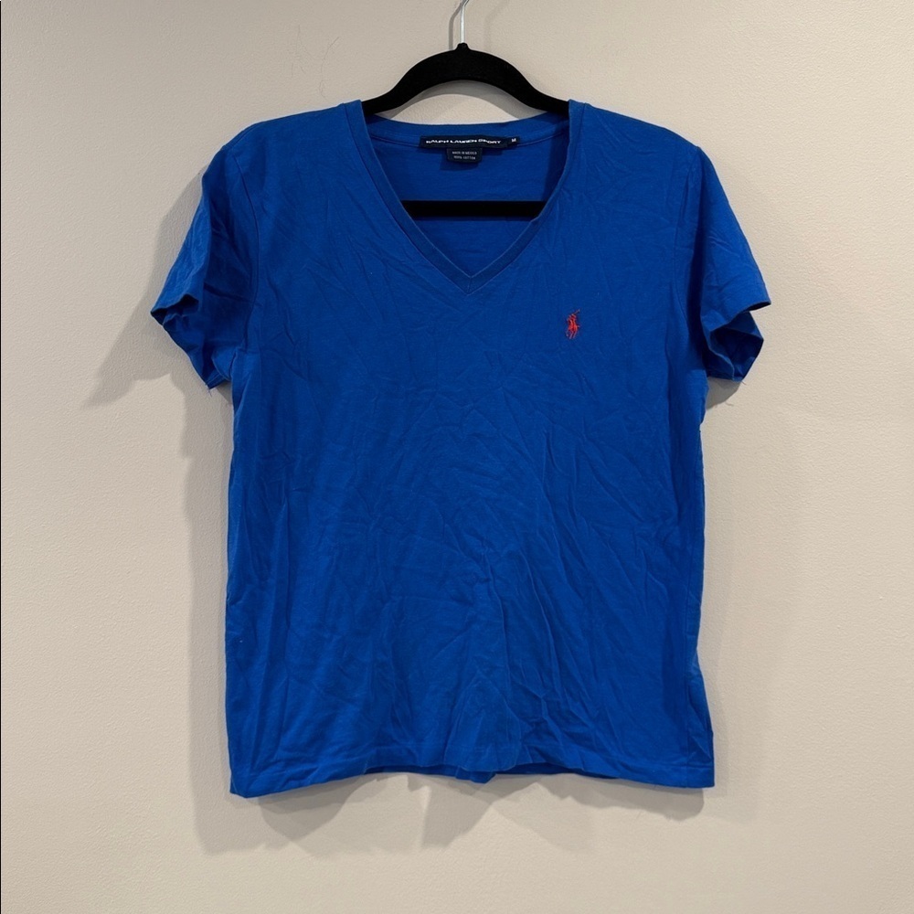 🔥Ralph Lauren Royal Blue V-Neck Tee🔥